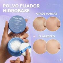 QUARXERY Base De Maquillaje Polvo Compacto Fijador Ligeros Controla Brillo y Suaviza Cutis Protector Solar Matte Corrector De Larga Duración A Prueba De Sudor A Prueba Agua Control De Aceite Con Almohadilla De Esponja - Translucent - Ver 2