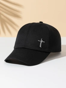 Boné de beisebol unissex ajustável com padrão de cruz e letras, chapéu de sol para atividades ao ar livre, adequado para homens e mulheres, uso diário casual essencial - Multicolorido - Ver 7