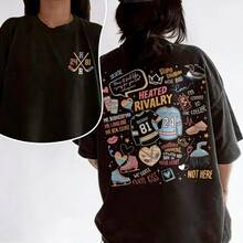 Heated Rivalry Romance Shirt Comfort  Hollanov Couple Romance Book Tshirt, Hockey Rivals Couple Shirts, Movie Book Fans Gifts Time, Book Lover Gift - màu đen - Xem 1