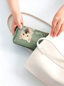 Custom Pet Makeup Bag With Name, Custom Pet Cosmetic Bag For Women, Multi-Functional Travel Makeup Pouch, Travel Makeup Bag - Multicolor - View 7