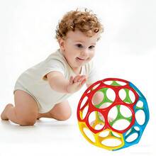 Best Newborn Gift: Soft Grip Ball Rattle - Sensory Development Toy, Enhances Hand Grasping Ability - Multicolor - View 8