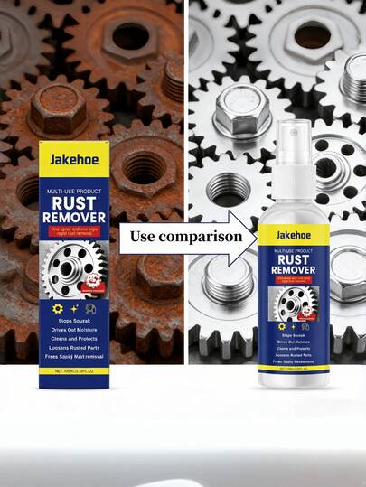 Rust Remover - Metal Surface Cleaner, Removes Stains For A Clean And Bright Finish, Daily Rust Removal And Protective Care, Long-Term Anti-Corrosion And Primer Protection