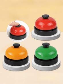 1pc Handheld Call Bell, Game Buzzer, Table Desk Bell, Pet Training Tool - Multicolor - View 2