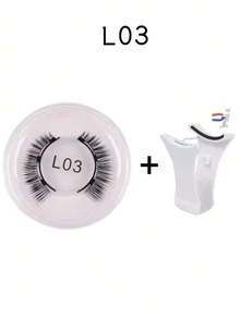 Magnetic Reusable False Eyelashes Set - Professional Eye Makeup Tools, Alcohol-Free, Fragrance-Free, Plastic Material False Eyelashes Set - Multicolor - View 20