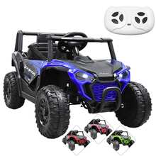 Joykoo Montable Electrico para Niños UVT-001 Luz y Sonido Control Remoto Conexión USB y Bluetooth 12v - Azul - Ver 1