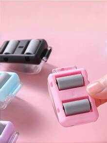 1个迷你碎纸橡皮擦便携式桌面清洁器，桌面清洁器，橡皮擦清洁器，可爱文具礼品套装，新款文具橡皮擦 - A - 查看 7