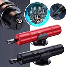 1件套汽车紧急逃生工具，包括安全带切割器、车窗破碎器和安全锤，用于紧急逃生 - A - 查看 11