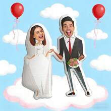 1 Customized Pillow, Personalized Pillow, Customized Picture Pad, Customized Face Doll, Personalized Spouse Doll, Customized Image Pad, Birthday Gift, Wedding Gift, Valentine's Day Gift, Family Gift, Couple Gift, Perfect Christmas Gift - 5 - View 4