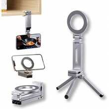 1 Peça Suporte Magnético Portátil de Plástico para Celular, Adequado para Carro/Viagem/Escritório, Rotação de 360°, Dobrável, Sucção Forte, Clipe Universal, Mãos Livres, Ângulo Ajustável, Acessório de Viagem, Organização de Escritório - Multicolorido - Visão 2