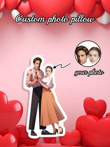 Customizable Mini Doll Pillow - Personalized Girlfriend Theme Pillow, Suitable For Valentine's Day, Christmas, Halloween And Other Holidays - Unique Gift For Couples, Teenagers And Adults 14+ Years Old - Upload Pictures to Customize Pillows - View 7