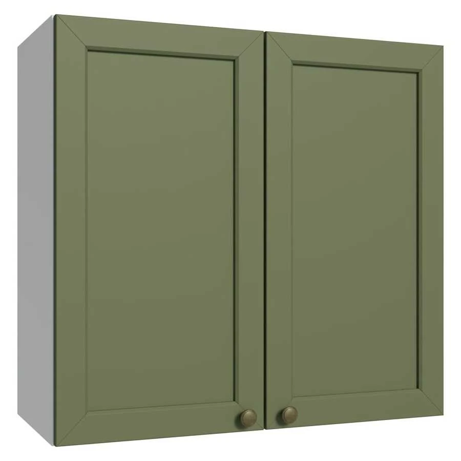 Alacena Gabinete Superior Cocina Madesa Vik 70cm BV - Blanco y Verde - Ver 1