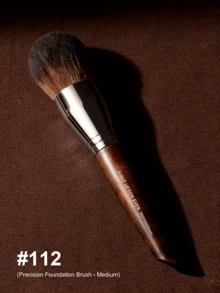 Make Up For Ever Makeup Brush, Brown, Medium Size, Face Brush, Setting Brush, Loose Powder Brush - Brown - View 1