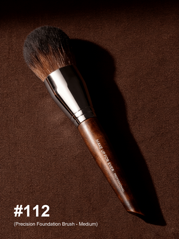 Make Up For Ever Makeup Brush, Brown, Medium Size, Face Brush, Setting Brush, Loose Powder Brush