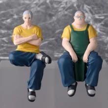 Mô hình nhân vật hành động Sakamoto trong anime, tượng trang trí bàn làm việc, quà tặng nhỏ sưu tầm, thích hợp cho Halloween, Giáng sinh. - Nhiều màu - Xem 1