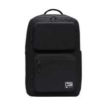 Nike 27L 標誌拉鍊開合百搭輕便雙肩包男款 - 黑色 - 查看 5