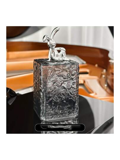 1pc Glacier Texture Toothpick Holder, High-End Home Dust-Proof Storage Box For Toothpicks, Dental Floss, Cotton Swabs
