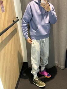Nike Club Thermal-Lined Hooded Knit Sweatshirt For Men, Blue - 藍色 - 查看 9