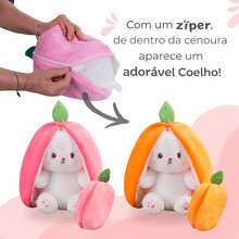 Surprise Plush Rabbit Carrot Easter Bunny Children's Toy Decorative Plush Toy - 橘色 - 查看 4
