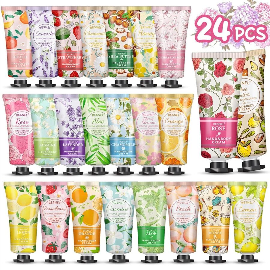 10 Piezas/set Conjunto De Regalo De Crema De Manos Fragante, Hidratación, No Grasoso, Anti-congelante Y Anti-agrietamiento, Caja De Cuidado De Manos