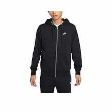 Áo khoác cardigan dài tay có mũ, khóa kéo, kiểu Pháp, Nike Club dành cho nam, màu đen. - màu đen - Xem 3