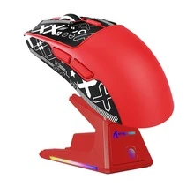 ATTACK SHARK X1 Wireless Gaming Mouse With RGB Charging Dock, PAW3395 PRO Sensor Up To 40K DPI,53g Ultra Light Tri-Mode Computer Mice,1KHz Polling Rate 5 Programmable Buttons For WIN/ - Multicolor - View 11