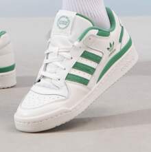 Adidas Originals Forum Sneakers, Lightweight, Retro, Non-Slip, Durable, Casual, And Versatile, Unisex Style. - White Green - View 8