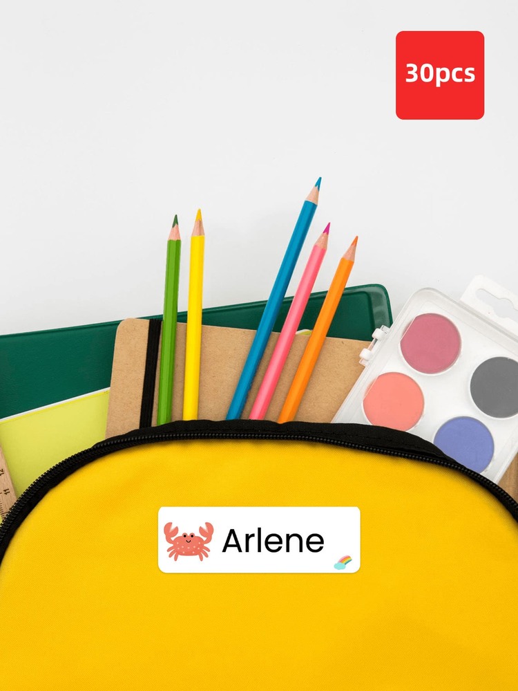 1-240pcs Custom Stationery Stickers - Personalized Name Labels, Custom Name Stickers, Transparent Labels, Waterproof Oilproof Labels, Personalized Stationery Stickers, Perfect For Study Supplies, Cups, Water Bottles, Storage Boxes, Notebooks, Lunch Boxes, Personal Items, Ideal For Daycare Centers, Summer Camps, Sports & Cultural Activities, Great For Students, Family, Friends, Men, Women, Suitable For Daily Use, Back To School Season - Style 1 - View 23