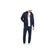 Nike SportswearClubFleece刺繡Logo純色連帽拉鍊外套衛衣男款 - 藍色 - 查看 3