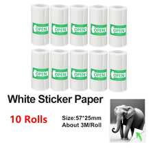 Sticker Printer Paper, Mini ThermalPrinter Paper, Inkless Print Papers For Most Mini Instant Camera, Photo Labels, For Photos, To-Do Lists - 57mm Width - View 20