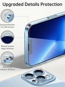 Premium Ultra-Thin Soft TPU Protective Case With Clear Back Compatible With Apple - Clear - View 7