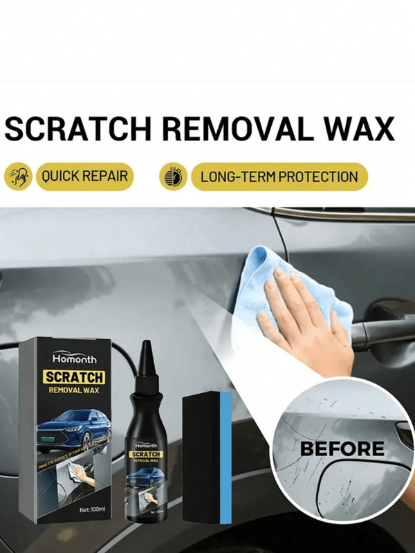 Homonth 汽车划痕和纹理去除膏 - 修复膏、划痕去除剂、外观装饰、汽车油漆修复和抛光膏 - 汽车零件、汽车配件、汽车油漆划痕修复和护理、日常汽车保养、用于汽车维修和保养、多种款式可选、理想礼品