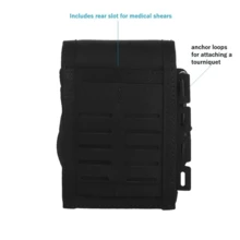 1PC Rip-Away IFAK Pouch MOLLE (Empty Bag Only. No Supplies Included), Quick-Pull Trauma Kit With Medical Shears Holder, Empty First Aid Pouch For Tactical Belt, Survival Medical Gear - Multicolor - View 6