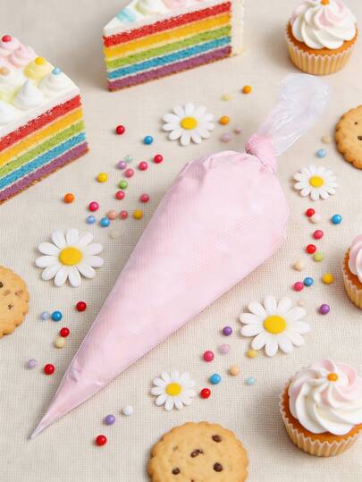 100 túi bắt kem trong suốt, tiện lợi để kiểm tra lượng còn lại, kiểm soát định lượng chính xác. Thích hợp để trang trí bánh, làm món tráng miệng, làm bánh ngày lễ với kem tươi, phô mai, mứt, sô cô la và các loại nhân khác. Lý tưởng để làm bánh cupcake, bánh nhiều tầng, bánh kẹo ngày lễ.