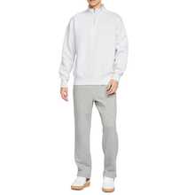 Áo nỉ cổ mở in logo Nike dành cho nam, màu trắng. - trắng - Xem 3