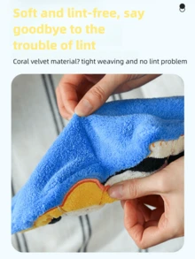 1条可爱猫咪造型多巴胺吸水性强、触感柔软的手巾，竖款设计节省空间，适合浴室和厨房装饰，色彩鲜艳，可用作浴室/厨房装饰布或厨房毛巾 - 彩色 - 查看 10