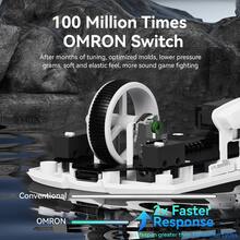 ATTACK SHARK X1 Wireless Gaming Mouse With RGB Charging Dock, PAW3395 PRO Sensor Up To 40K DPI,53g Ultra Light Tri-Mode Computer Mice,1KHz Polling Rate 5 Programmable Buttons For WIN/ - Multicolor - View 8