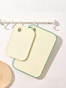 1/3PCS Plastic Cutting Board Set Thickened Cutting Board Cutting Meat Board Kitchen Preparation Board Cooked Food, Raw Food Separation Household Fruit Cutting Board Preparation Board Plastic Cutting Board, Kitchen Supplies - Multicolor - View 7