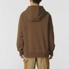 Nike Club Men's Fleece-Lined Hooded Knit Sweatshirt, Chestnut Brown - Maroon - View 4