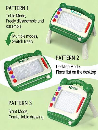 Large Magnetic Drawing Board With Stand And Stamp, Super Big Reusable Painting Area Desk, Doodle Board, Colorful Early Education Toy For Kids, Suitable For Preschool Learning, Children's Education, Teacher's Supplies, Home Schooling, Kids Learning Gift, Holiday Gift, Christmas, Halloween, Birthday, Thanksgiving And Easter