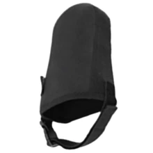 Almohadilla Antideslizante y Antisucia para Pie Anterior Doact - Talla Única Negra | Material Acolchado de Neopreno para Mayor Comodidad | Diseño Trapezoidal Ampliado (21.5x12x7cm) para Fácil Caminar con Yeso o Vendajes | Doble Correa Ajustable y Cierre con Anillas para Personalizar el Ajuste | Base con Doble Tira Antideslizante de Goma | Refuerzo en la Abertura para Mayor Durabilidad | Ideal para Lesiones, Viajes o Uso Diario - Negro - Ver 4