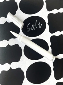 3pcs/Set White Liquid Chalk Markers, Suitable For Blackboard, LED Writing Board, Stickers & Labels, Erasable, Back To School Essential - White - View 1