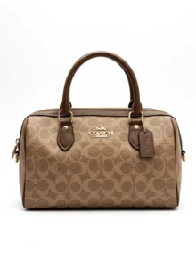 Coach Rowan 帆布手提包 - 棕色/棕褐色 - 查看 3