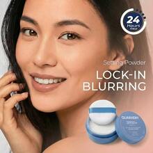 QUARXERY Polvo mineral fijador mate sin sebo  8g, maquillaje coreano, polvo suelto difuminador, sin fragancia, traslúcido - Translucent - Ver 3