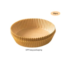 1pc Air Fryer Liners, Thickened Baking Paper, Disposable Oil Absorbing Non-Stick Mat - Multicolor - View 13