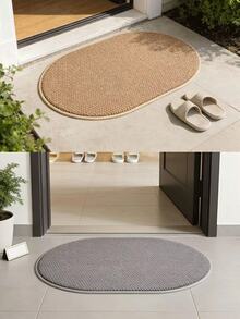 1 件半圆形菠萝入口垫，加厚仿剑麻地毯，可水洗底部，耐脏，厨房厚地毯，装饰地毯，时尚地毯，淋浴垫，家居装饰，客厅地毯，卧室地毯，门垫，厨房地毯，浴室地毯，书房地毯 - 彩色 - 查看 8