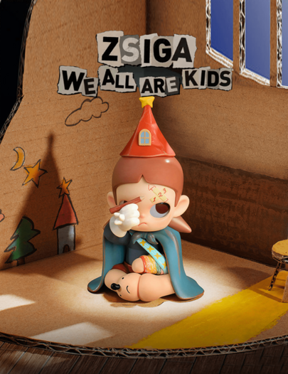 Zsiga "There Are No Adults In This World" Series Blind Box Toys, Zsiga Series Figurine Statue Blind Box, Zsiga Theme Display Cabinet Collectibles, Halloween Party Decoration Ornaments, Birthday Christmas Friend Surprise Unboxing Gift