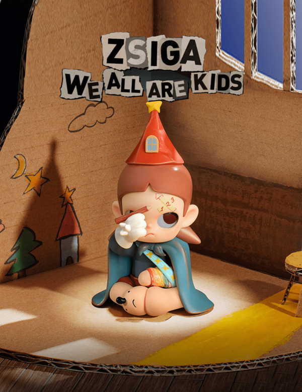  POP MART Zsiga We Are All Kids Series Blind Box Collectibles, 12 Regular Versions + 1 Secret Edition, Playful And Imaginative Designs Celebrating Curiosity And Inner Freedom, Whimsical And Dreamy Visual Storytelling With Lighthearted Artistic Style, Expressing The Idea Of Keeping A Pure And Honest Heart, Featuring Secret Edition "Bull's Eye", Charming Collectible Series For Zsiga Fans And Blind Box Collectors, Perfect For Desk Or Home Display, Ideal Gift For Girlfriend, Boyfriend, Partner, Birthdays, Holidays And Everyday Joyful Moments