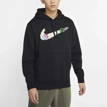 Sudadera deportiva informal con capucha Nike Sportswear Club Fleece para hombre, color negro - Negro - Ver 4