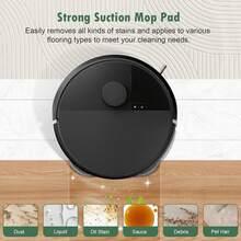适用于 iRobot Roomba Plus 405 套装/505 套装/507 套装的 1/6/8/16/25 件装扫地机器人配件，包括 2 个主刷、6 个尘袋、6 个拖布、4 个滤网、6 个边刷和 1 个清洁工具 - 彩色 - 查看 6