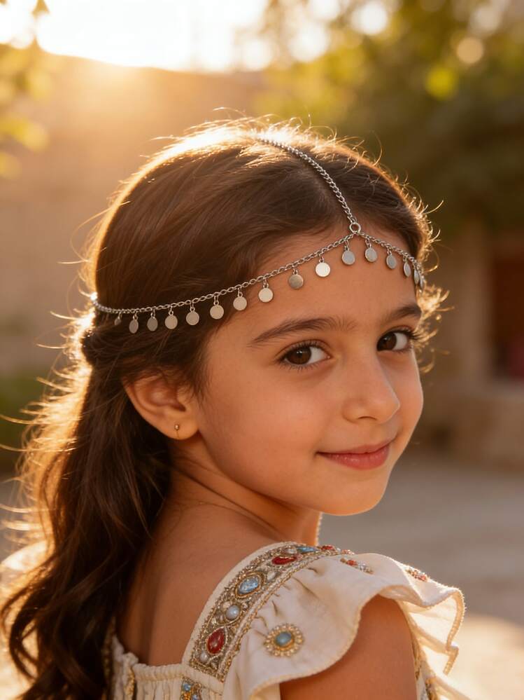 سلسلة من سبائك الفضة على الطراز البوهيمي الأنيق مع قلادة كريستالية. إكسسوار فاخر مناسب للبنات لارتدائه في الحفلات والمناسبات والمناسبات اليومية والمدرسة وما إلى ذلك. - متعدد الألوان - مشاهدة 5